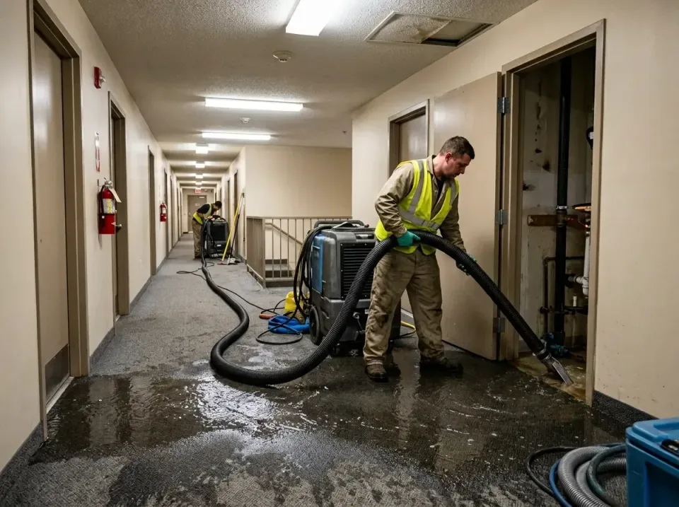 multi-unit-apartment-hallway-f-005 — frequently asked questions, Emergency Burst Pipe Water Extraction & Removal in Port Lav…